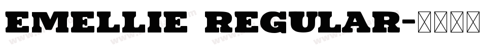 Emellie Regular字体转换